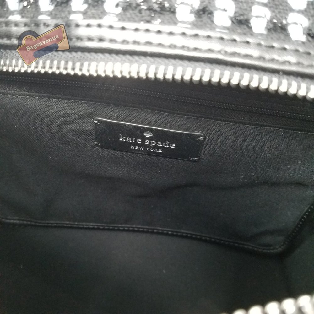#bagsavenue fast ship new Ella Small Tote Crossbody in Tweed Fabric Kate Spade - Picture 3 of 11